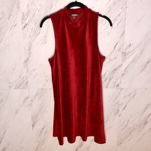 3/$60 BeBop Corduroy Sleeveless Red Dress SZ L